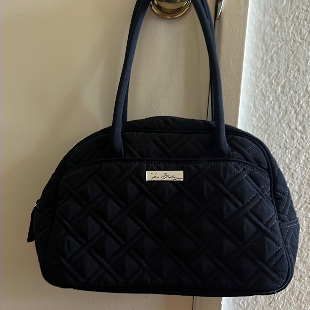 Vera Bradley Black Quilted Shoulder Bag